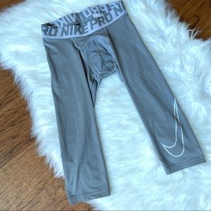 Nike Pro Cool Dri Fit 3/4 Active Leggings Boys